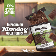 Moodog Beef Gullet Chips, 5 oz