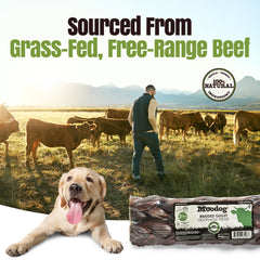 Moodog Beef Braided Gullet 8" 2 Pack