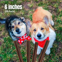 Moodog Beef Gullet Sticks 6-12", 25 Pack