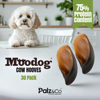 Moodog Beef Cow Hooves - Pack of 30