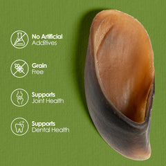 Moodog Beef Cow Hooves - Pack of 30