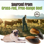Moodog Beef Cow Hooves - Pack of 30