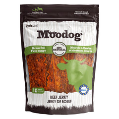 Moodog Beef Jerky Treats, 10 Pack