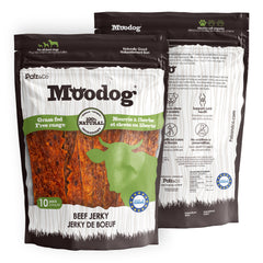 Moodog Beef Jerky Treats, 10 Pack
