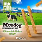Moodog Easy-Chew Corium Collagen Dog Treat 7" & 10" Beef Flavor Roll