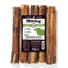 Moodog Beef Monster Bully Stick 6" & 12" - Pack of 25