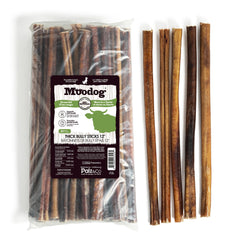Moodog Beef Thick Bully Sticks 6" & 12", Pack of 25