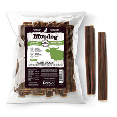 Moodog Beef Gullet Sticks 6-12", 25 Pack