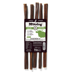 Moodog Beef Gullet Sticks 6-12", 25 Pack