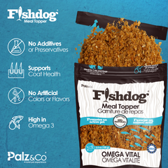 Fishdog Meal Topper for Dogs & Cats, 100g