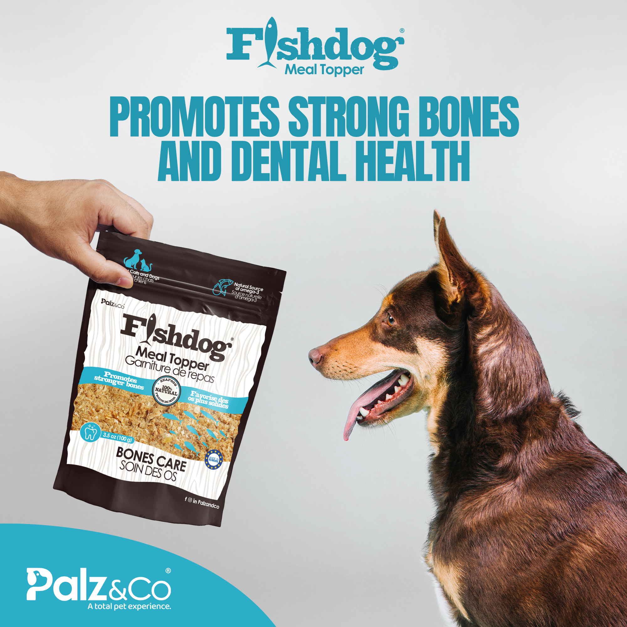 Fishdog Meal Topper for Dogs & Cat - 3.5 oz (100g)