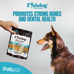 Fishdog Meal Topper for Dogs & Cats – Natural Seafood-Based Food Topper in 100g – By Palz&Co