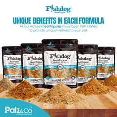 Fishdog Meal Topper for Dogs & Cats – Natural Seafood-Based Food Topper in 100g – By Palz&Co