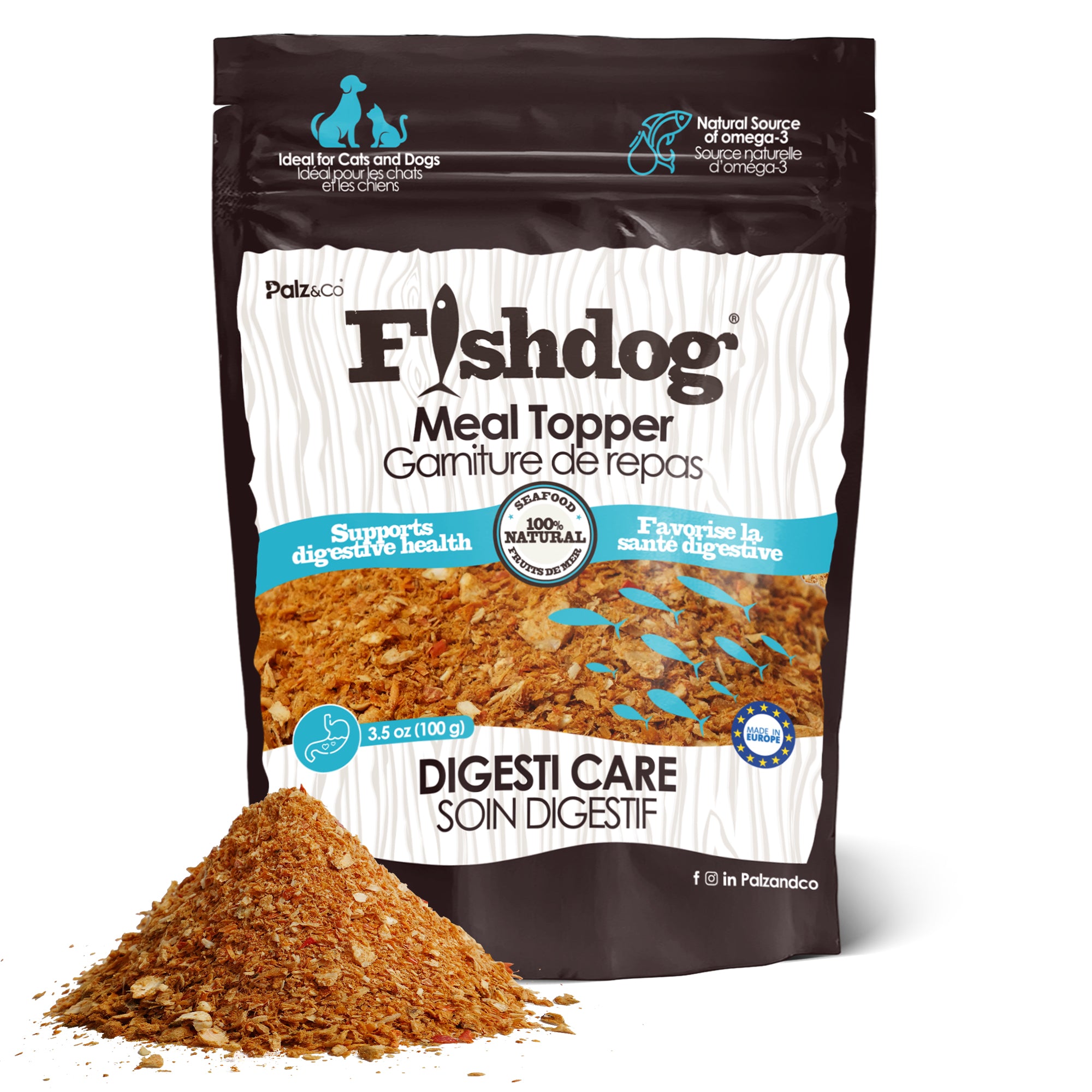 Fishdog Meal Topper for Dogs & Cat - 3.5 oz (100g)