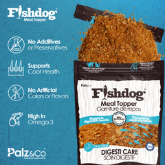 Fishdog Meal Topper for Dogs & Cats, 100g