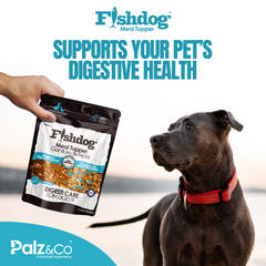 Fishdog Meal Topper for Dogs & Cats – Natural Seafood-Based Food Topper in 100g – By Palz&Co