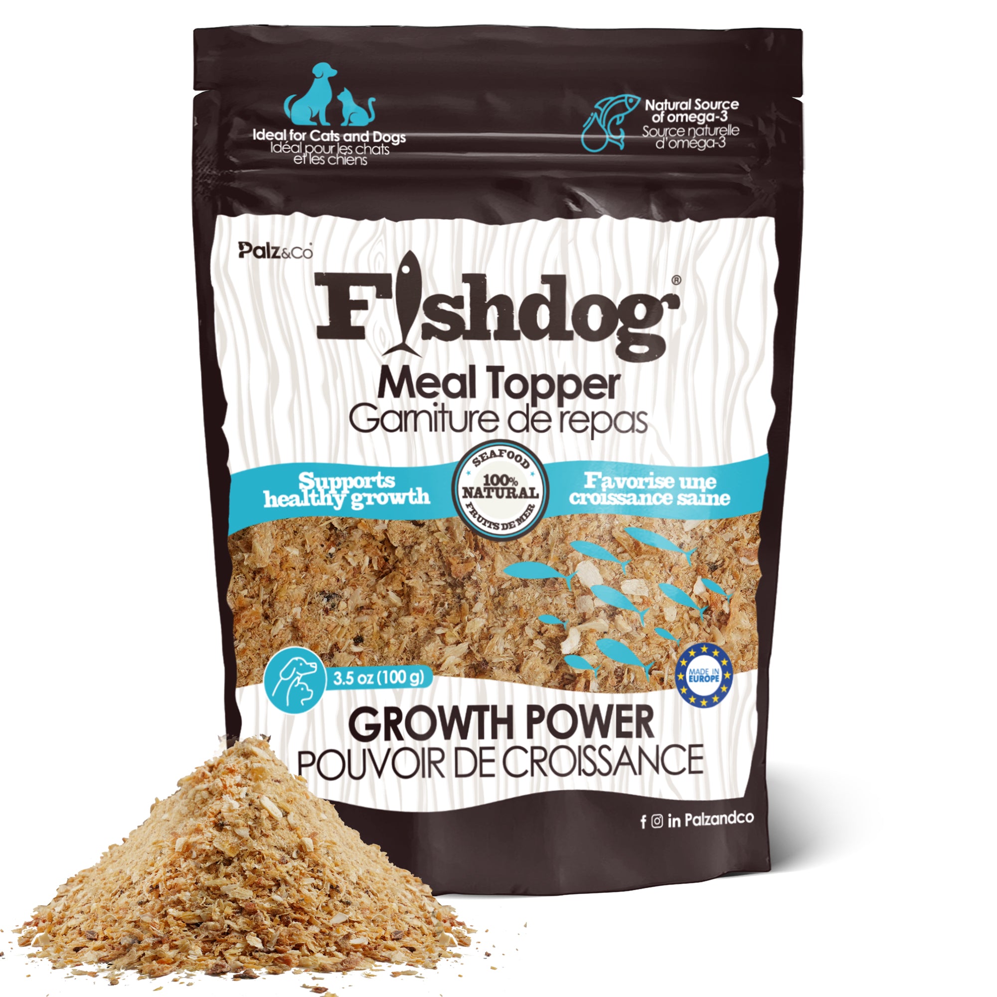 Fishdog Meal Topper for Dogs & Cat - 3.5 oz (100g)