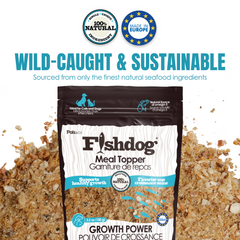 Fishdog Meal Topper for Dogs & Cats, 100g