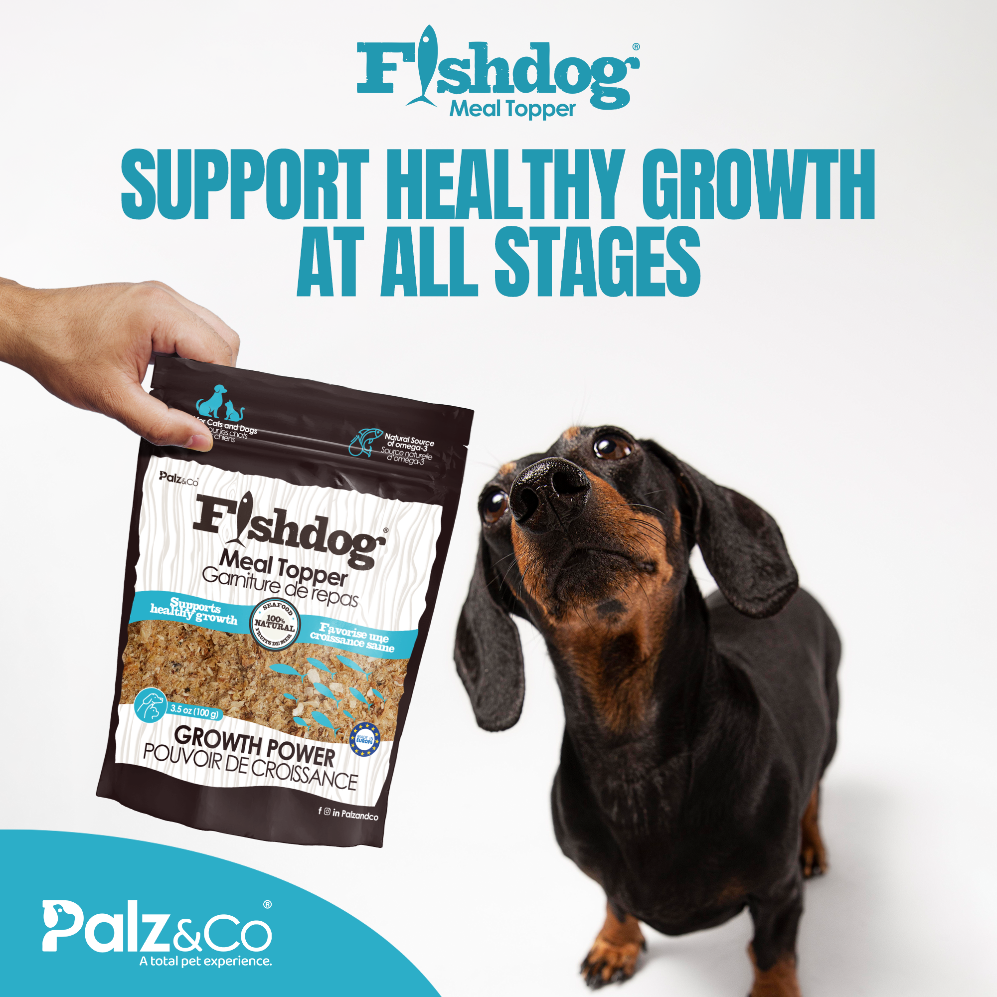 Fishdog Meal Topper for Dogs & Cat - 3.5 oz (100g)