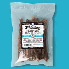 Fishdog Halibut Skin Dog Treats – Wild-Caught, Omega-3 Rich Fish Skin Chews – All-Natural, Single Ingredient, Grain-Free – 2.5 oz (70g) by Palz&Co