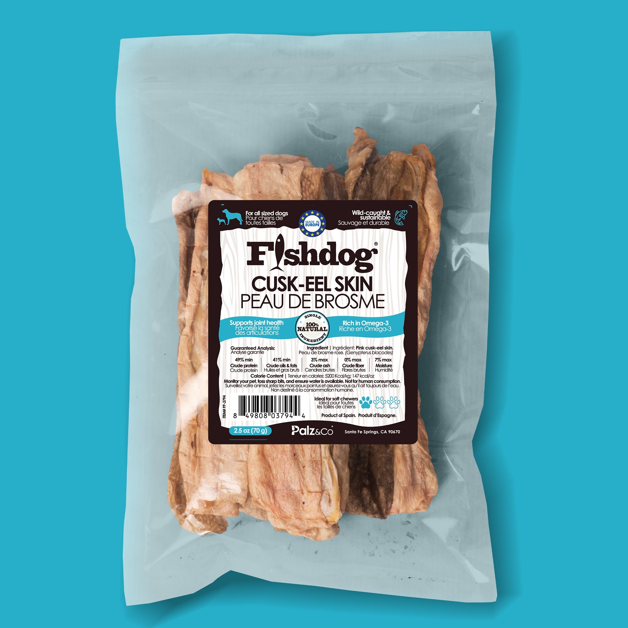 Fishdog Cusk-Eel Skin - 2.5 oz (70g)
