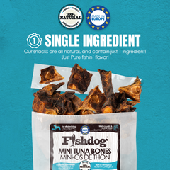 Fishdog Tuna Bones - 3.5 oz (100g)