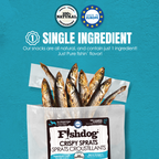 Fishdog Crispy Sprats - 2.5 oz (70g)