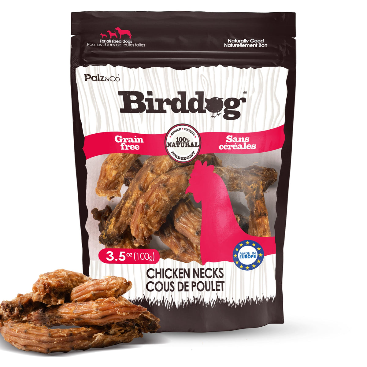 Birddog Chicken Necks - 3.5 oz (100g)