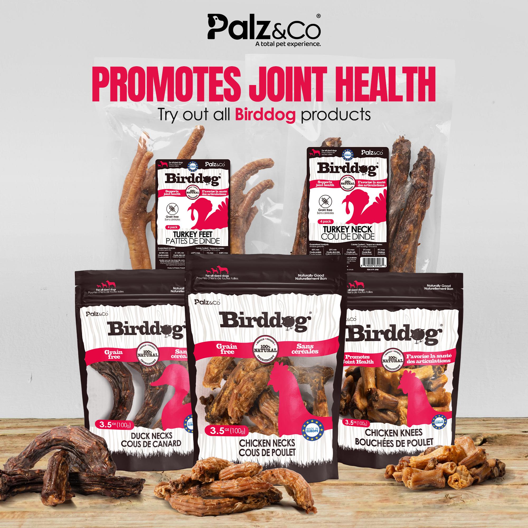 Birddog Chicken Necks - 3.5 oz (100g)