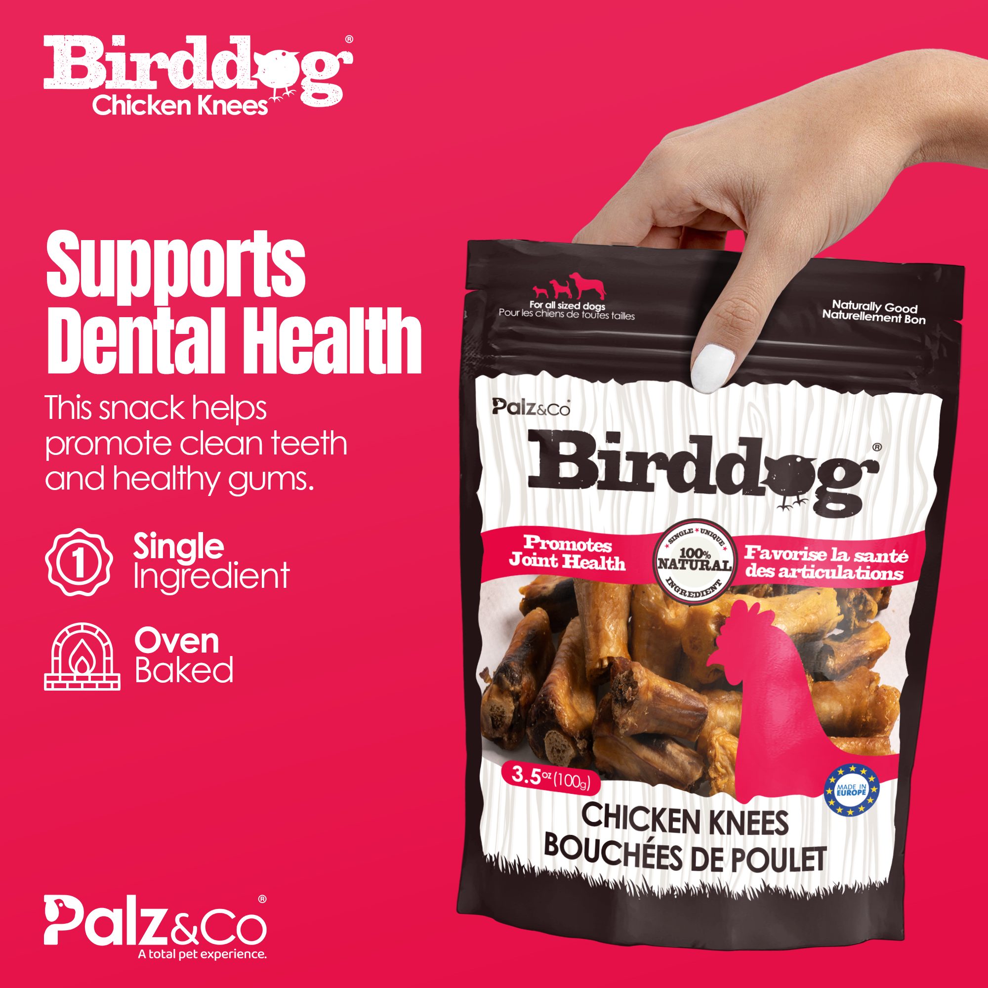 Birddog chicken knees