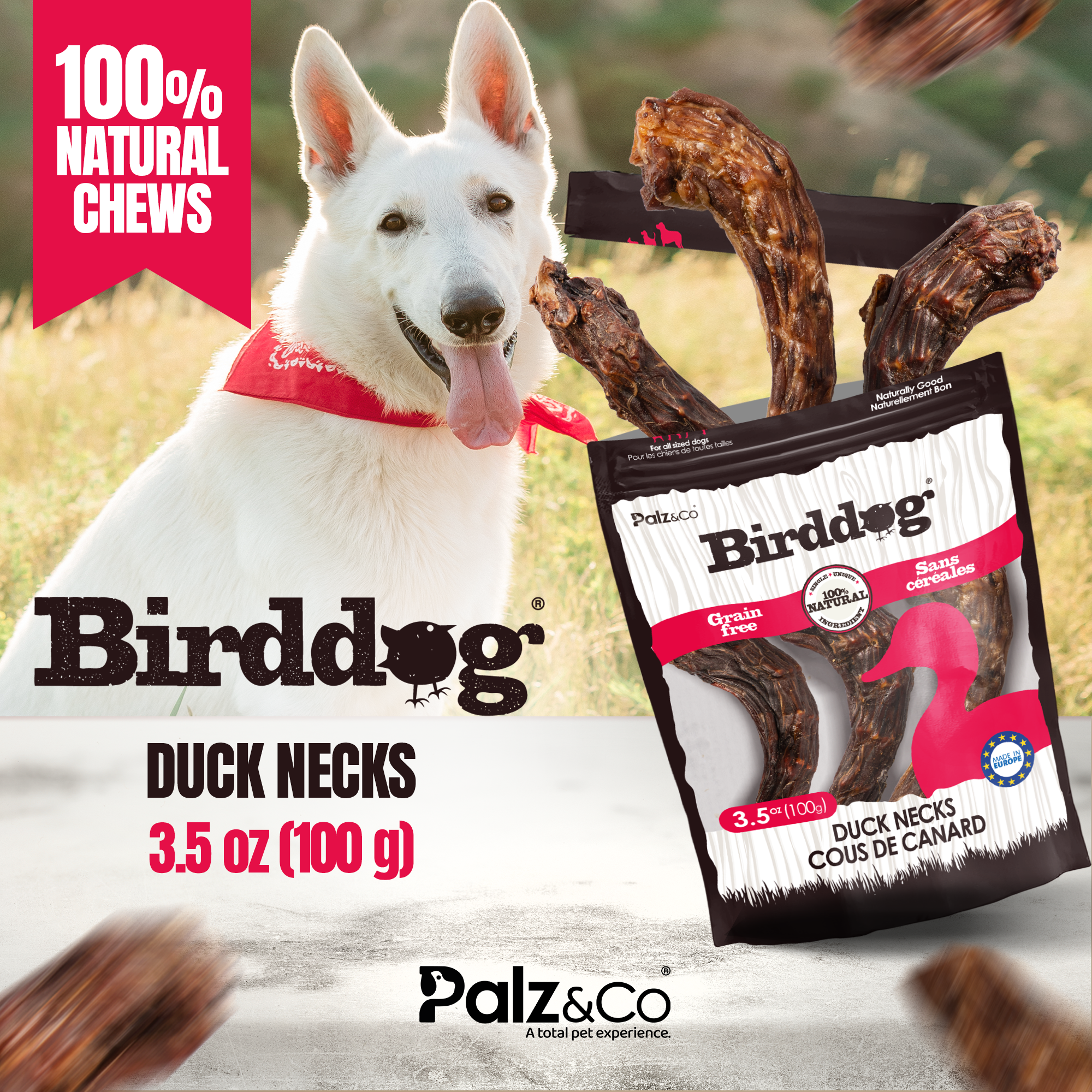 Birddog Duck Necks - 3.5 oz (100g)