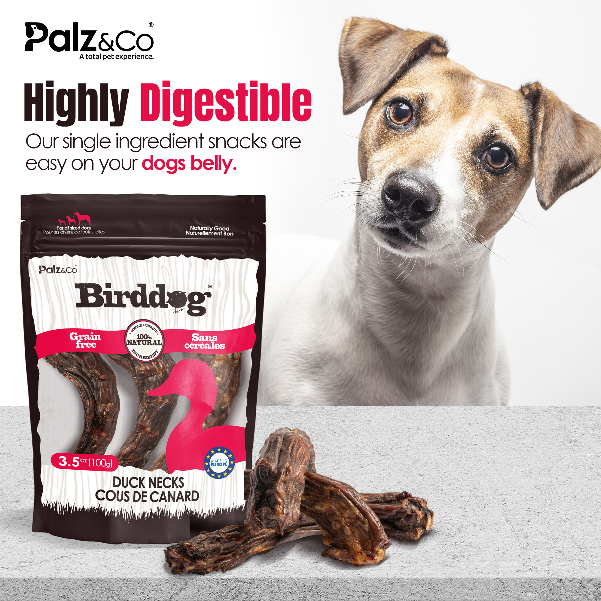 Birddog Duck Necks - 3.5 oz (100g)