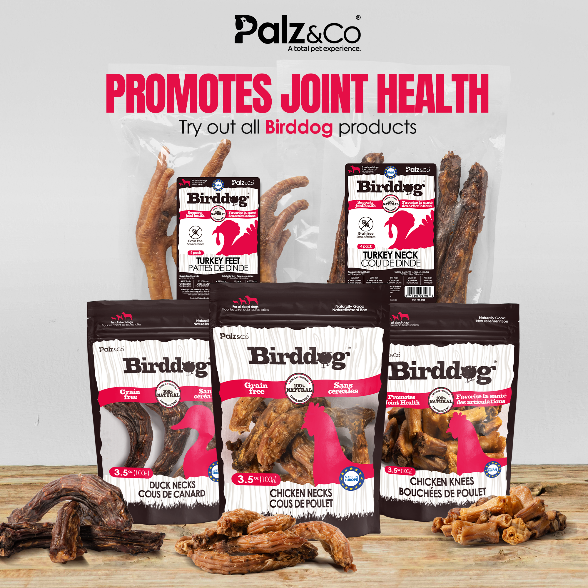 Birddog Duck Necks - 3.5 oz (100g)