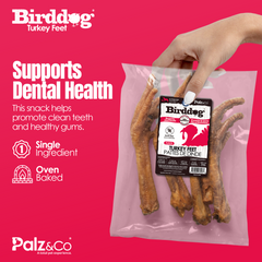 Birddog Chicken Knees Dog Treats – 100% Natural, Grain-Free, Joint Support – Crunchy Bone Chews for Dogs – 3.5 oz (100g)