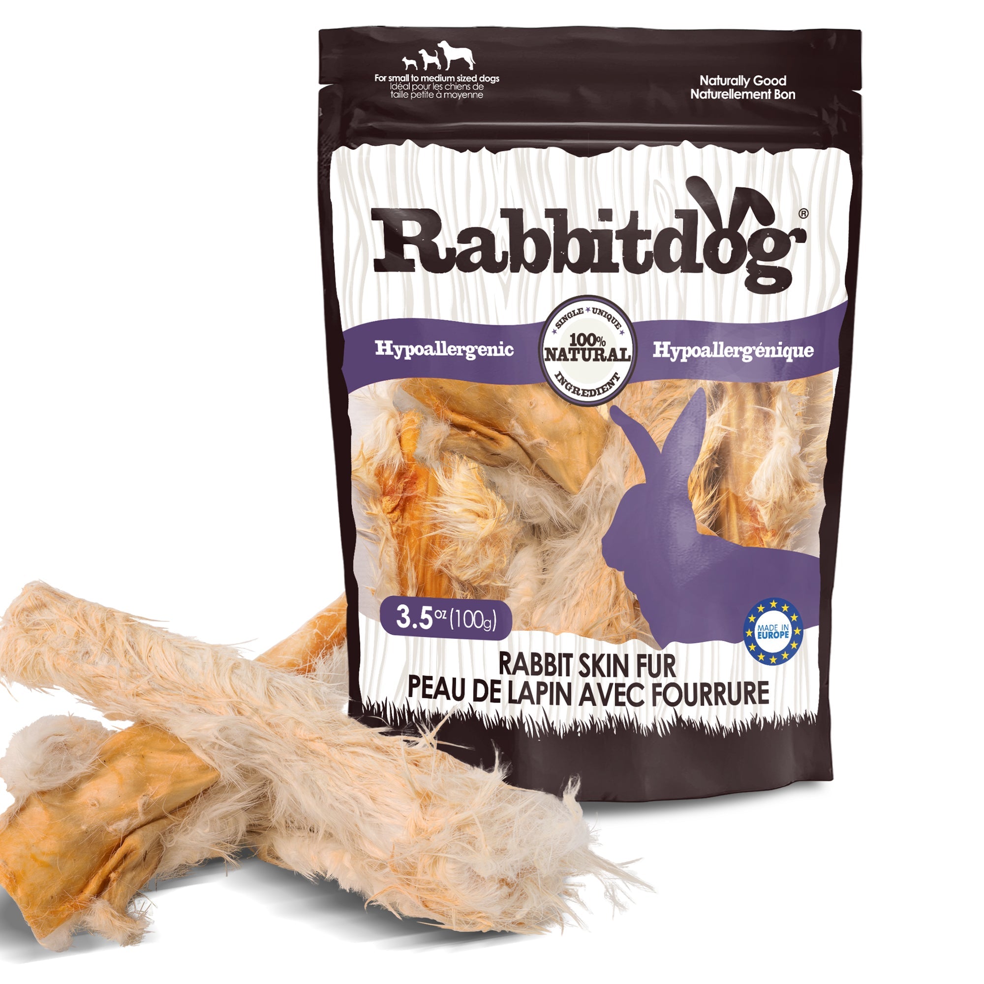 Rabbitdog Rabbit Skins - 3.5 oz (100g)