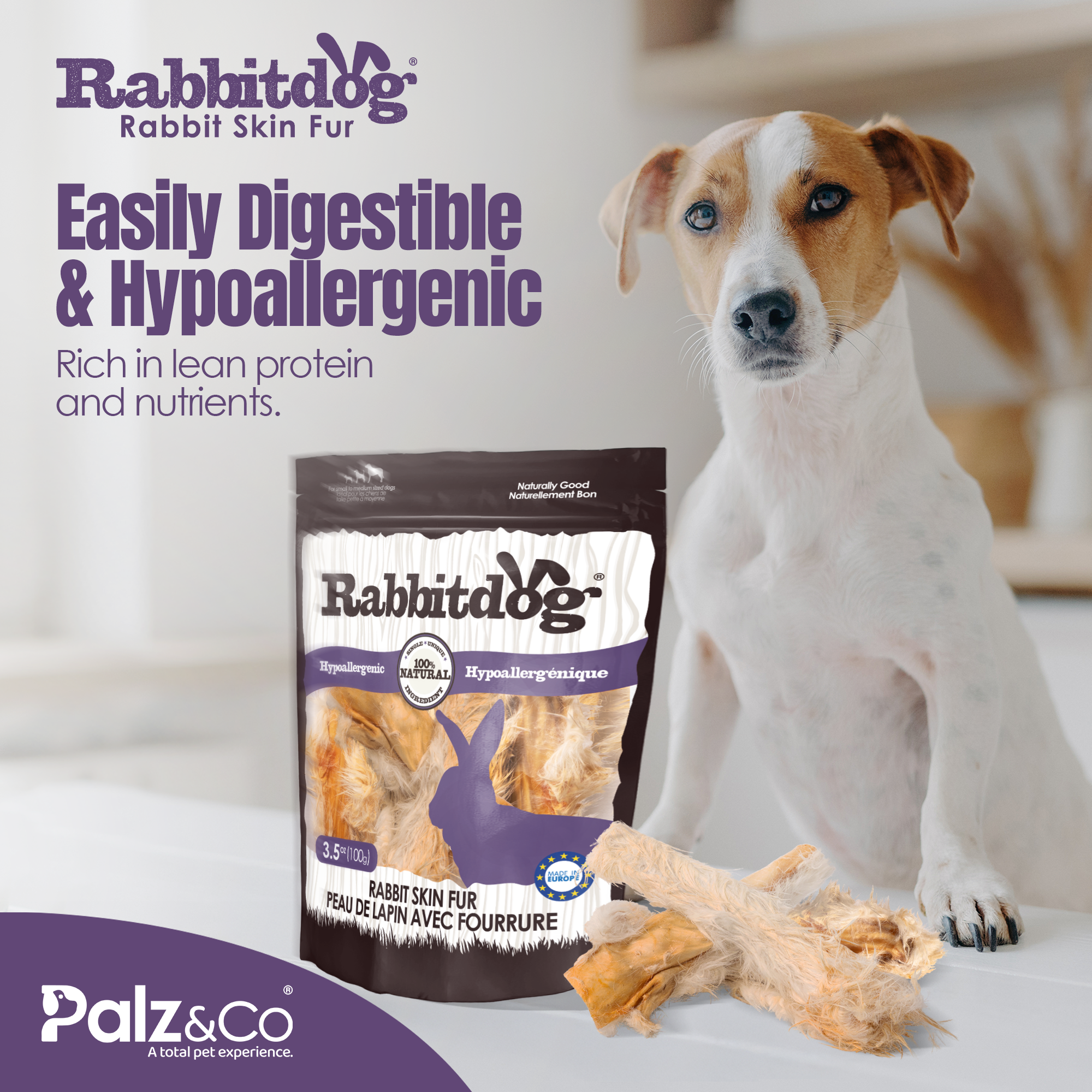 Rabbitdog Rabbit Skins - 3.5 oz (100g)