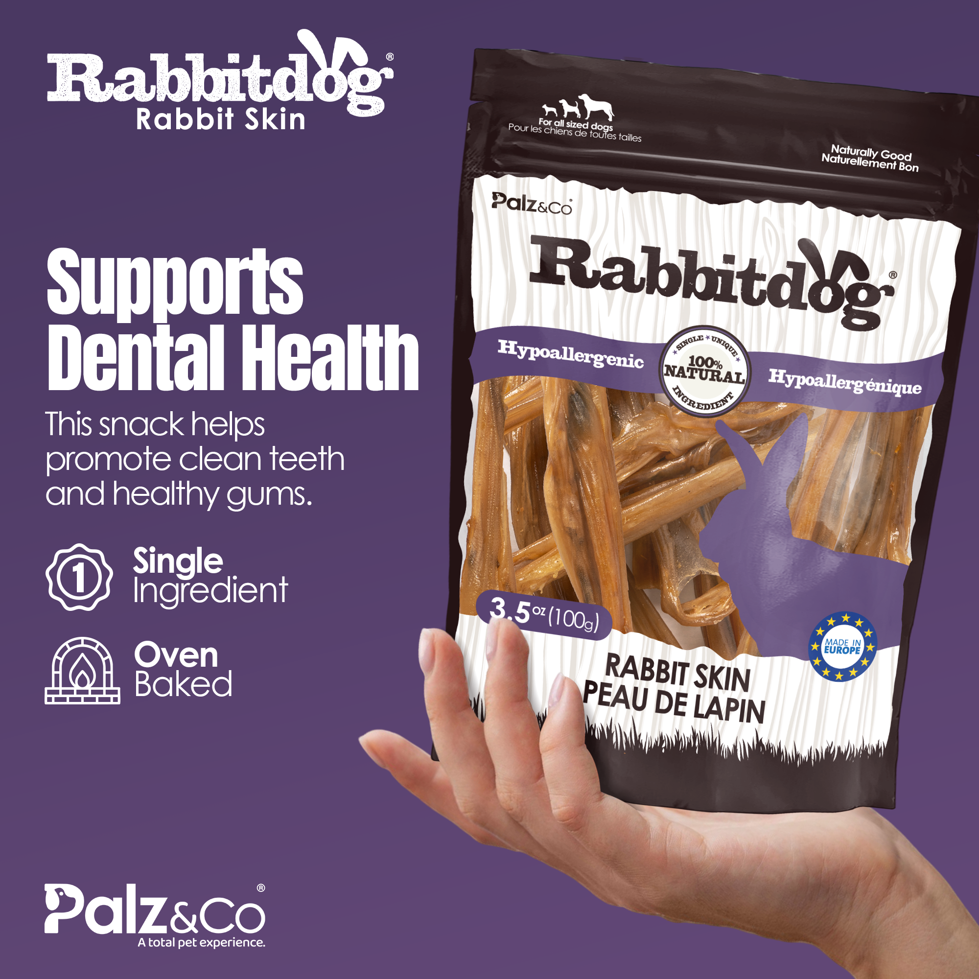 Rabbitdog Rabbit Skins - 3.5 oz (100g)