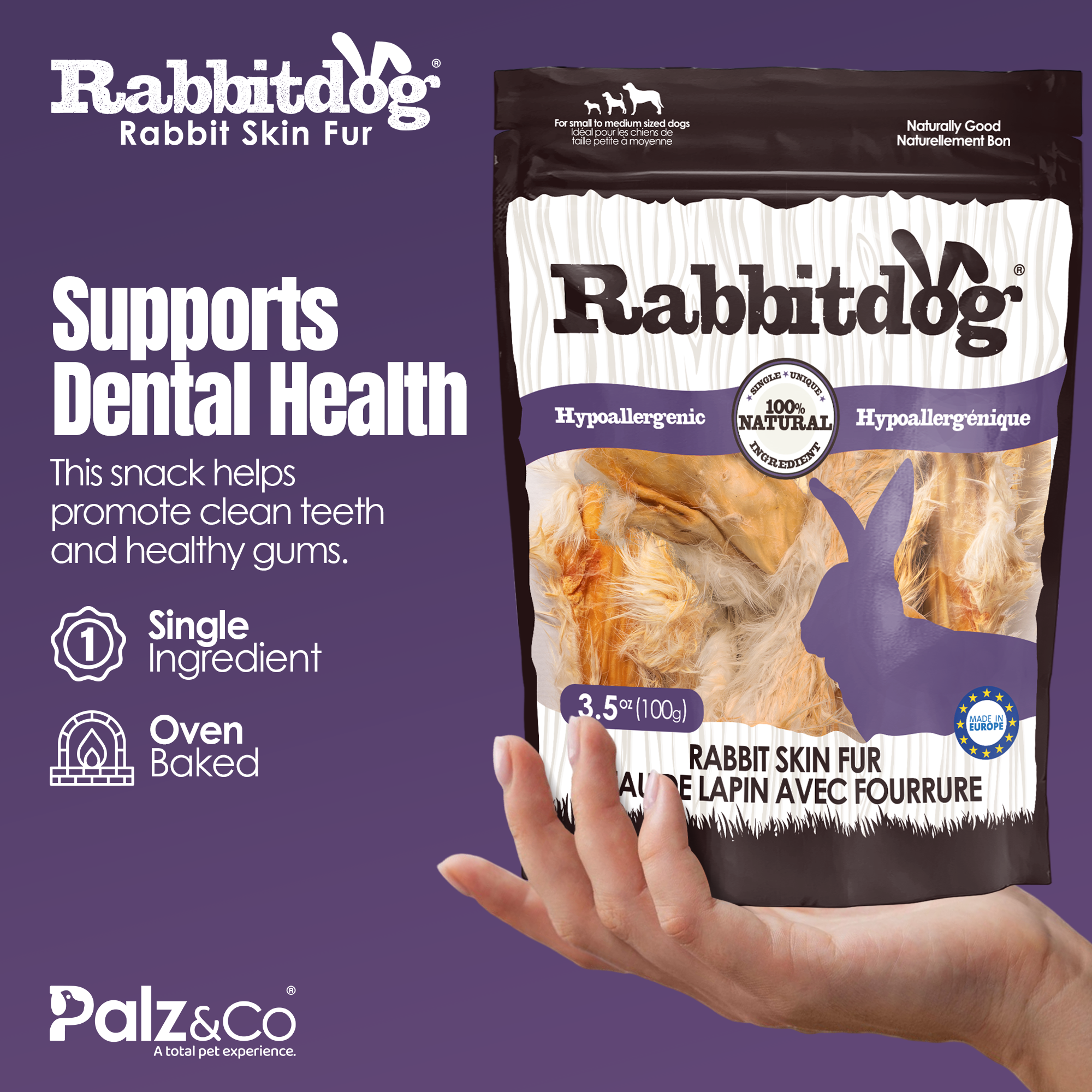 Rabbitdog Rabbit Skins - 3.5 oz (100g)