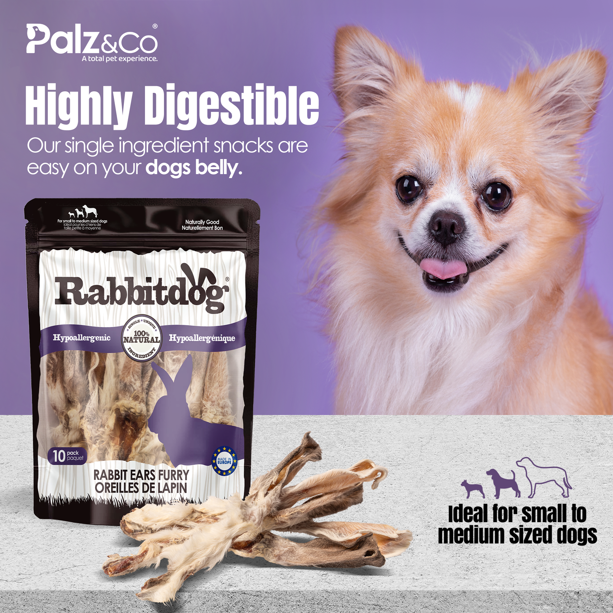 Rabbitdog Rabbit Ears - With Fur