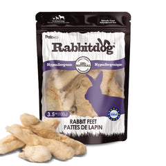 Rabbitdog Rabbir Feet with Fur 100g