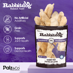 Rabbitdog Rabbit Feet with Fur - 3.5 oz (100g)