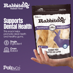 Rabbitdog Rabbit Feet with Fur - 3.5 oz (100g)