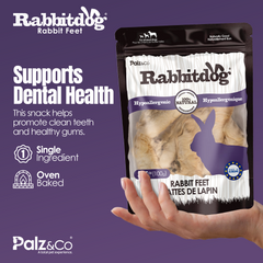 Rabbitdog Rabbir Feet with Fur 100g