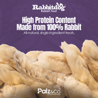 Rabbitdog Rabbit Feet with Fur - 3.5 oz (100g)