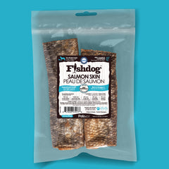 Fishdog Salmon Skin Dog Treats – Wild-Caught, Omega-3 Rich Fish Skin Chews – All-Natural, Single Ingredient, Grain-Free Snack – 2.5 oz (70g) by Palz&Co