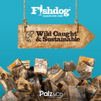 Fishdog Salmon Skin Cubes - 2.5 oz (70g)