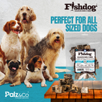 Fishdog Salmon Skin Cubes - 2.5 oz (70g)