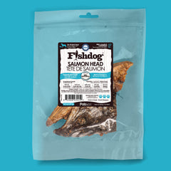 Fishdog Salmon Head (halves) - 4.5 oz (127g)