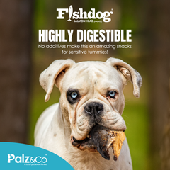 Fishdog Salmon Head (halves) - 4.5 oz (127g)