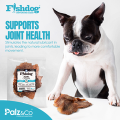 Fishdog Squid Dog Treats – Dehydrated Wild-Caught Squid for Dogs – Rich in Omega-3, High Protein, All-Natural, Single Ingredient Snack – 2 oz (60g) by Palz&Co